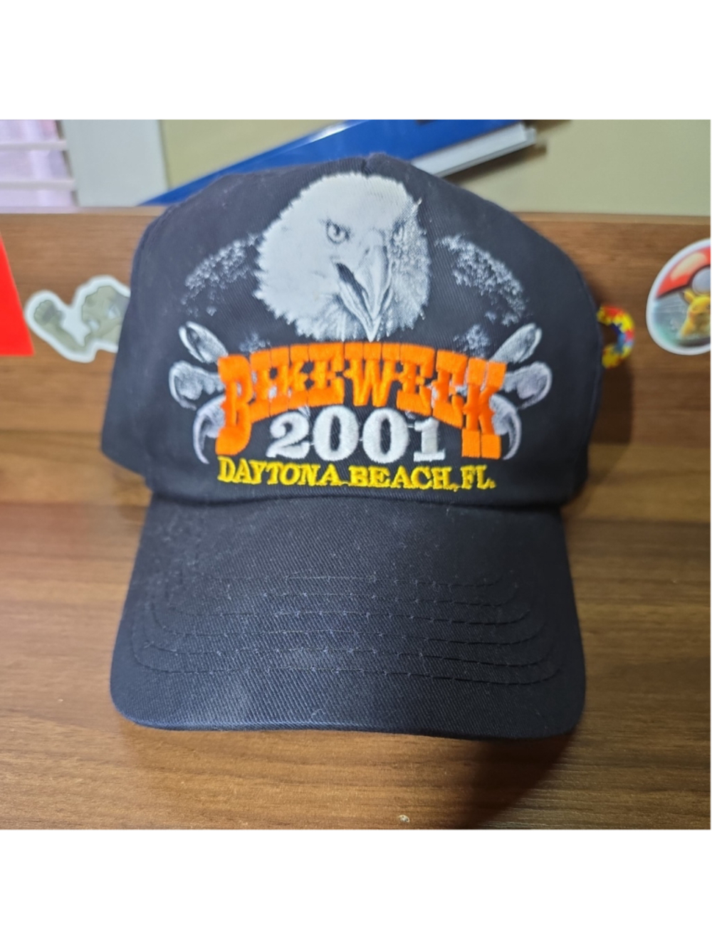 Vintage Bike Week SnapBack Hat 2001 Daytona Harley Davidson Motorcycle